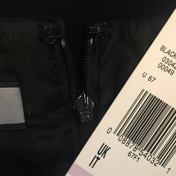 Anne Klein sz 6 All Around Multi Layered Black Dress with Layered Satin Accent - Picture 4 of 8